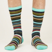 Thought Bio-Katoenen Sokken - Geometric Pastel Blue Comfortabele sokken van bio-katoen